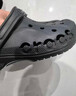 卡駱馳（CROCS）洞洞鞋貝雅男鞋女鞋輕便耐磨一腳蹬拖鞋休閑鞋|10126 黑色-001 44 (280mm) 曬單實(shí)拍圖