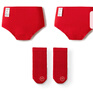 巴拉巴拉童裝兒童內褲襪子套裝2026新款女童三角短褲抗菌襠不夾PP紅色新年 曬單實(shí)拍圖