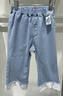 巴拉巴拉【商場(chǎng)同款】寶寶褲子女童牛仔褲夏季薄款甜美潮 牛仔淺藍88101 110 曬單實(shí)拍圖