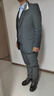 羅蒙（ROMON）【西服+馬甲+西褲】西服套裝男商務(wù)職業(yè)結婚禮服外套深灰2XL 曬單實(shí)拍圖