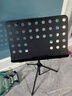 致雅樂(lè )譜架便攜式可折疊可升降專(zhuān)業(yè)曲譜架吉他小提琴古箏家用二胡譜臺 1.6m【旗艦款】黑色+譜夾 曬單實(shí)拍圖