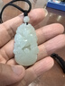 中國黃金（CHINA GOLD）和田玉吊墜十二生肖項鏈男女護身符掛墜情人節生日禮物送女朋友 生肖兔--優(yōu)選璽晶級和田玉吊墜（贈繩子+中金禮盒） 曬單實(shí)拍圖