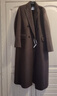 紅袖高端雙面呢大衣2025冬季新款女裝【人生大衣】雙排扣正肩毛呢外套 松果棕043 XS 曬單實(shí)拍圖