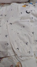 舒貝怡嬰兒衣服春夏兒童內衣套裝睡衣寶寶秋衣秋褲分體家居服米黃120 曬單實(shí)拍圖