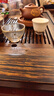 金灶（KAMJOVE）雞翅木茶盤(pán) 實(shí)木小茶臺功夫茶具套裝功夫茶盤(pán)茶具托盤(pán) KW-35 中號款(不包含陶瓷茶具） 曬單實(shí)拍圖