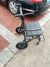 立善超輕折疊輪椅老人小型手推車(chē)手動(dòng)輕便旅行可上飛機鋁合金殘疾康復 豪華減震加寬款丨汽車(chē)級減震丨增高靠背丨拉桿/L16 曬單實(shí)拍圖