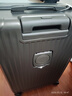銳步（Reebok）行李箱PC拉桿箱多功能大容量旅行密碼箱皮箱子摩天灰24英寸 曬單實(shí)拍圖