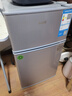 奧克斯小冰箱家用小型迷你冷藏冷凍兩用出租房宿舍用節能省電寢室辦公室電冰箱 【凈化去味】126銀色【高效保鮮 銅管速冷】22L 曬單實(shí)拍圖