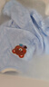 貝瑞加（Babyprints）嬰兒連體衣秋冬男女寶寶夾棉爬服保暖家居內衣加厚柔軟哈衣 藍90 曬單實(shí)拍圖