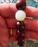 豆蔻時(shí)光印度小葉紫檀手串15mm正宗檀香和田玉貔貅文玩佛念珠手鏈男女士款 曬單實(shí)拍圖