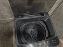 志高（CHIGO）全自動(dòng)洗衣機波輪宿舍迷你小型家用洗烘一體智能洗脫一體機 10KG玄武灰【全新上市+智能風(fēng)干+強力電機】 波輪 曬單實(shí)拍圖