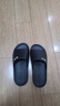 回力拖鞋男女涼拖鞋抑菌防滑浴室內外穿軟彈涼拖鞋HL0397黑色40-41碼 曬單實(shí)拍圖