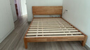 林氏家居全實(shí)木床北歐原木風(fēng)1.5米x2米主臥室雙人床架PK13A 曬單實(shí)拍圖