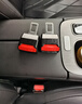 Best Coac汽車(chē)用品安全帶連接插頭延長(cháng)卡扣延伸器通用2個(gè)裝 中國紅 曬單實(shí)拍圖