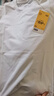 森馬（Semir）【純棉抗菌】短袖T恤男夏季簡(jiǎn)約純色打底衫百搭t恤白色內搭上衣 【100%純棉】漂白10007 M 曬單實(shí)拍圖