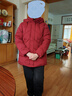 冬季棉服冬裝時(shí)尚2025新款棉襖中長(cháng)款中老年加厚奶奶媽媽棉衣外套 酒紅色 2XL 建議105-120斤 曬單實(shí)拍圖