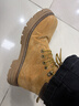 駱駝（CAMEL）男鞋 英倫高幫工裝靴男增高戶(hù)外透氣耐磨沙漠靴會(huì )員 G13W076021R加絨沙漠黃/咖啡 40 曬單實(shí)拍圖