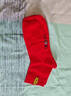 恒源祥【鴻運本命年馬年】騏驥紅襪子男士紅色襪子100%純棉抗菌防臭6雙 曬單實(shí)拍圖