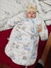 貝肽斯嬰兒睡袋純棉恒溫兒童一體睡袋嬰幼兒防踢被睡衣秋冬中厚?奇境M 曬單實(shí)拍圖