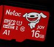 朗科（Netac）＆JOY聯(lián)名款 16GB TF(MicroSD)存儲卡 U1 C10 A1 P500系列 讀速98MB/s 行車(chē)記錄儀＆監控攝像 曬單實(shí)拍圖