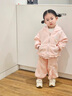 G.duck小黃鴨女童秋裝運動(dòng)套裝2025新款兒童開(kāi)衫衛衣兩件套女孩寶寶衣服 粉色 100 建議2~3歲【 90-100cm】cm 曬單實(shí)拍圖