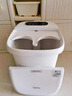 美的（Midea）泡腳桶殺菌暖腳足浴盆全自動(dòng)按摩保暖洗腳盆熏蒸暖泡噴淋三八節禮物生日送男女友ZL310深空灰 曬單實(shí)拍圖