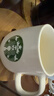 星巴克（Starbucks）杯子限量版簡(jiǎn)約歐式水杯馬克杯家用陶瓷杯小禮品星巴風(fēng)咖啡杯早餐 p款(單杯)無(wú)勺 450ml 曬單實(shí)拍圖
