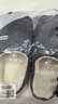 樸西冬季燈芯絨男士室內棉拖鞋保暖加絨厚底情侶居家 深灰色 44-45 曬單實(shí)拍圖