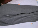 費雪天絲羊毛孕婦褲春秋季外穿無(wú)托腹長(cháng)褲不勒肚子闊腿褲小個(gè)子灰色 L 曬單實(shí)拍圖