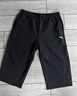 安踏男褲速干七分褲男2026夏季新款冰絲透氣休閑運動(dòng)中褲男士跑步褲子 （推薦款夏季速干褲拉鏈款）黑色 L /175cm (適合130-150斤) 曬單實(shí)拍圖