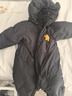 G.duck嬰幼兒外出服冬裝羽絨服可愛(ài)寶寶超萌衣服韓版洋氣嬰兒連體衣冬季 黑色 80 cm(建議18-22斤) 曬單實(shí)拍圖