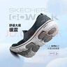 斯凱奇（Skechers）男鞋秋季透氣網(wǎng)面健步鞋輕便一腳蹬運動(dòng)休閑鞋子 NVY海藍 42.5 曬單實(shí)拍圖