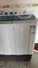 榮事達（Royalstar）半自動(dòng)洗衣機10KG雙缸雙筒家用宿舍出租房雙桶洗衣機大容量甩干機 以舊換新 白色 RP10030J 曬單實(shí)拍圖