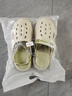 反季清倉椰子拖鞋男士洞洞鞋涼拖防滑兩用鏤空半拖沙灘鞋運動(dòng)涼鞋 薄荷曼巴 43 曬單實(shí)拍圖