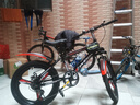 鳳凰兒童自行車(chē)6-10-12-15歲中大童小學(xué)生可變速山地車(chē)男女孩小孩單車(chē) 鳳凰GT 黑紅色 一體輪變速+禮包 20寸【適合身高130-155cm】 曬單實(shí)拍圖