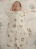 威爾貝魯（WELLBER）新生兒防驚跳睡袋嬰兒0-6個(gè)月包裹式包巾投降式四季包單 蘋(píng)安M 曬單實(shí)拍圖
