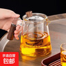 暮云側把茶壺加厚玻璃茶杯茶具套裝禮物泡茶壺耐高溫家用大容量 600ml單壺【透明款】 曬單實(shí)拍圖