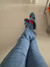 浪莎微喇叭牛仔褲女春秋新款寬松闊腿褲高腰提臀顯瘦小個(gè)子毛邊馬蹄褲 復古藍【微喇毛邊款】 28 【推薦106-115斤】 曬單實(shí)拍圖