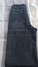 HKWZ175高個(gè)子牛仔褲女加長(cháng)加絨闊腿褲彈力高腰大碼拖地褲子寬松直筒 【加長(cháng)單褲】復古藍 34 【165-175斤】 曬單實(shí)拍圖