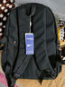 回力雙肩包男士2026新款百搭大容量大學(xué)生背包女生簡(jiǎn)約初中生高中書(shū)包 黑色【帶棋盤(pán)熊掛件】 曬單實(shí)拍圖