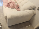 全友家居現代簡(jiǎn)約云浪沙發(fā)客廳可拆洗布藝沙發(fā)小戶(hù)型2025新款直排沙發(fā) 【京倉閃發(fā) | 常規款 | 三防雪尼爾】云絮白 | 2.7m 母嬰可接觸面料+全拆洗+白鵝毛+加大坐深 曬單實(shí)拍圖
