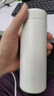 米家 保溫杯 316不銹鋼水杯 男女士杯子 大容量茶杯便攜 350ml白色 曬單實(shí)拍圖