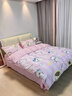 名創(chuàng  )優(yōu)品（MINISO）吉伊卡哇純棉床上四件套 全棉被套床單宿舍單雙人床品三件套 MINISO-圈圈吉伊卡哇 1.5/1.8 床單款 四件套（被套200*230） 曬單實(shí)拍圖