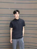 安踏（ANTA）安踏速干polo衫2026春夏新款男裝冰絲T恤短袖高端男士運動(dòng)上衣 黑色【冰絲速干/三紐扣】 L 曬單實(shí)拍圖