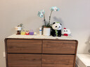 慕瀾實(shí)木超薄斗柜30cm五斗臥室靠墻長(cháng)條床尾極窄抽屜式收納儲物置物柜 【升級橡膠木材質(zhì)】六斗100*30*72.2CM 曬單實(shí)拍圖
