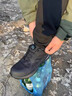 盾則勞保鞋男廚師鞋防水防油防滑透氣超輕便柔軟踩屎感絕緣防砸防穿刺 01【四季款】防油滑防水滑【塑包頭防砸防刺絕緣10KV】 42 曬單實(shí)拍圖