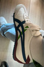 Onitsuka Tiger鬼塚虎MEXICO 66?復古舒適春夏季男女休閑運動(dòng)鞋 米白色/藍色 36 曬單實(shí)拍圖