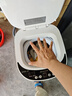 奧克斯（AUX）迷你洗衣機 全自動(dòng)小型嬰兒兒童寶寶內衣波輪洗衣機 帶甩干烘干洗脫一體 【國補】4KG洗脫容量白色【母嬰專(zhuān)用】 波輪 曬單實(shí)拍圖