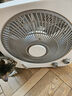 美的（Midea）【國家補貼】轉頁(yè)電風(fēng)扇  鴻運轉葉頁(yè)桌面風(fēng)扇 家用電風(fēng)扇輕音搖頭大風(fēng)量宿舍臥室小風(fēng)扇 【12吋臺式30CM自動(dòng)導風(fēng)鴻運扇】國家補貼 曬單實(shí)拍圖