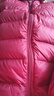 LHRH輕奢高檔品牌 羽絨服女新款輕薄鴨絨排骨羽絨服純色保暖短款外套 酒紅色（立領(lǐng)） 3XL 建議135-150斤 曬單實(shí)拍圖